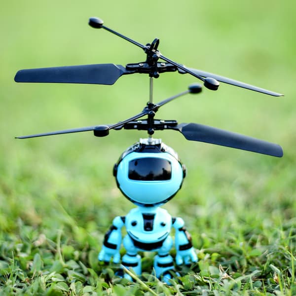 Mini Induktionsfjädring RC Flygande Robot Dinosaurie Drönarleksak