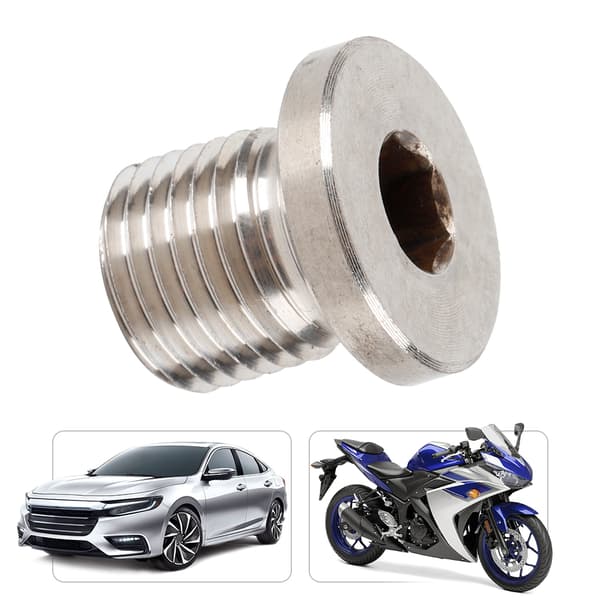 M12 1,25 mm Oksygen O2 Lambda Sensor Blindplugg for Motorsykler og Biler