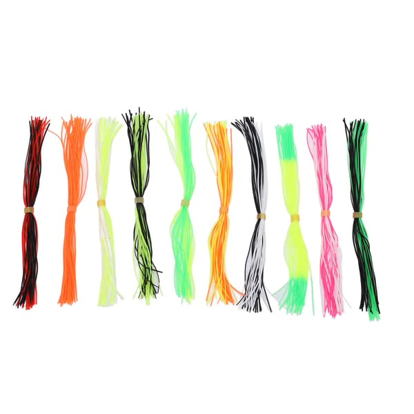 Giftfrie silikonfiskeskjørt for DIY-agn