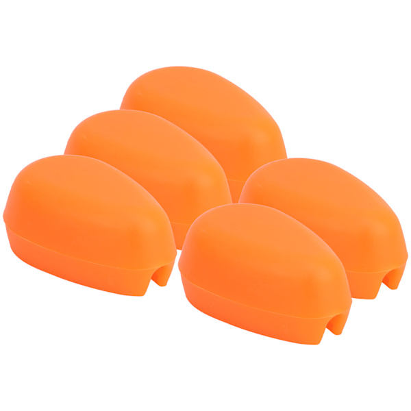 5 stk. Inline Metode Foder Bait Mould Silikone Ikke-Giftig Elastisk Fiskegrej Orange
