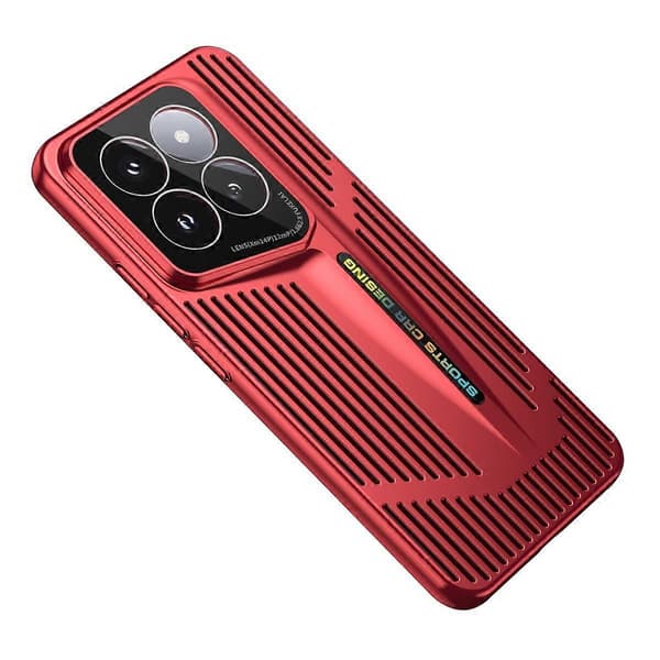 Blade Cooling PC Fuld Dækning Telefoncover Til Xiaomi 14 Pro Red
