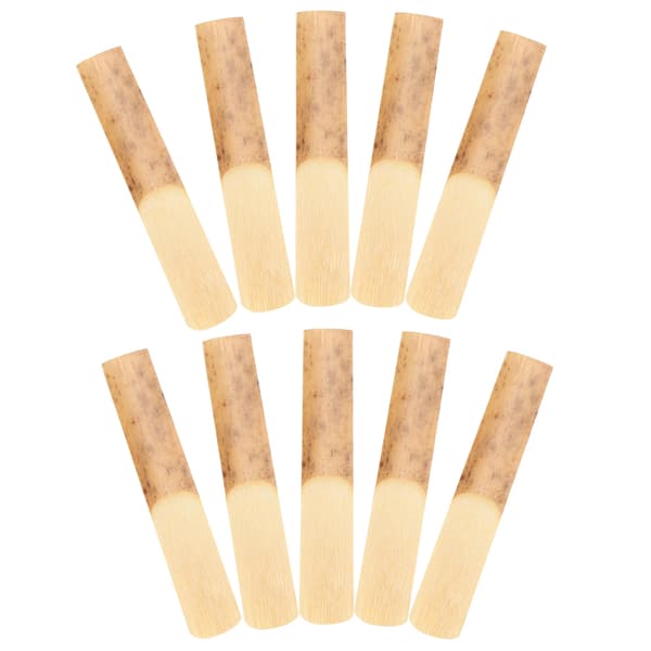 10 st Klarinettblad Plastskydd Bambu Bb 2.5 Saxofontillbehör