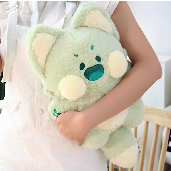 45 cm Dudu Meow Doodle Cat Plush Kitten Kawaii Toy Fluffy Green