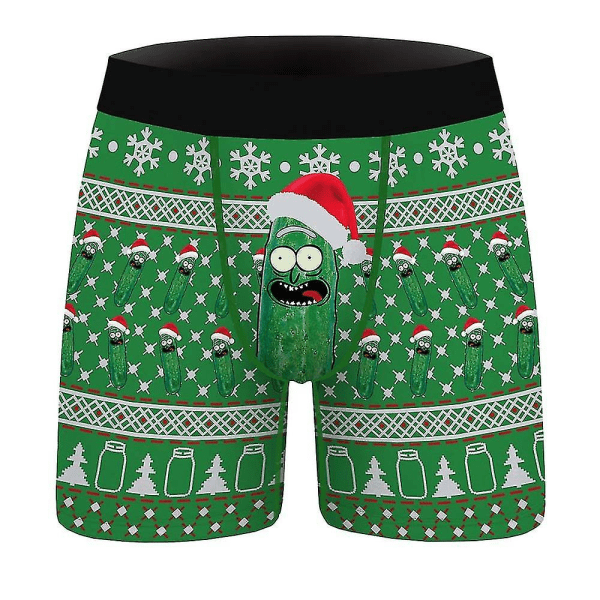 Christmas Boxershorts Shorts Herre Stretch Underbukser C M