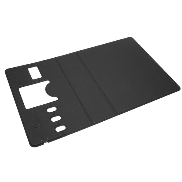 15W Ergonomisk Telefonladende Musematte med Pennholder Stabil Støtte Datamaskin Musematte