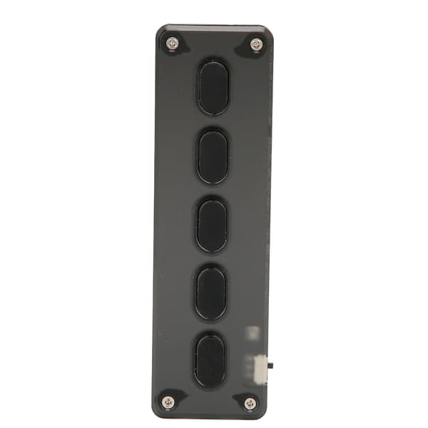 Programmerbart tastatur 5 taster kablet USB trådløs Bluetooth Dual Mode Mini Silikone Lydløs DIY Programmerbart Gaming Tastatur Sort