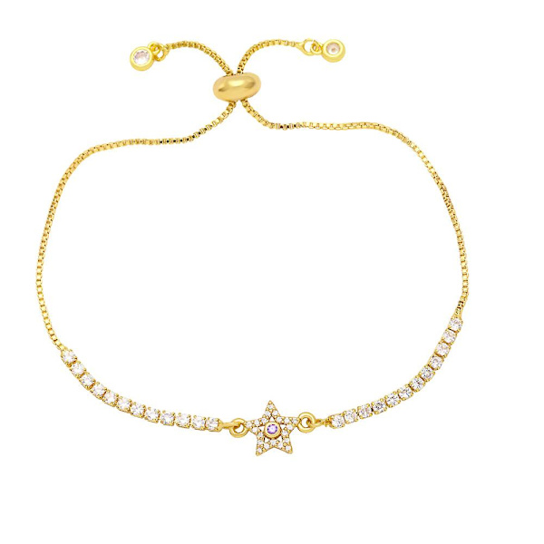 Armbånd Vintage Zircon Star Fashion smykker Ac9483 Blue