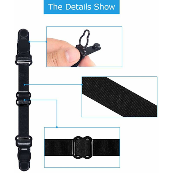 5 st svart fästelement Spänne Mask Adjuster Hook Artefakt Mask Clip, Mask Hook, Mask Extender,