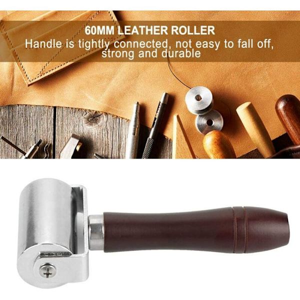 Logg Trykk Verktøy Push Roller (60 mm Medium Dark Roller) for Verktøyrom