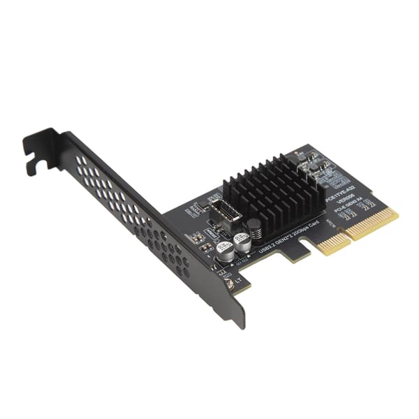 PCIe USB 3.2 Gen 2 expansionskort 20 Gbps Typ C ASM3242-kontroller för stationär dator