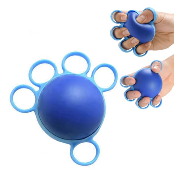 Fingerøvelsesbold Elastisk PU Silikone Håndterapi Grip Styrker til Klatring Basketball Træning