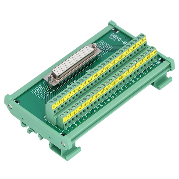 DB50 til Terminal Connector Adapter Plade PCB Board Lige Hun DC60V M7
