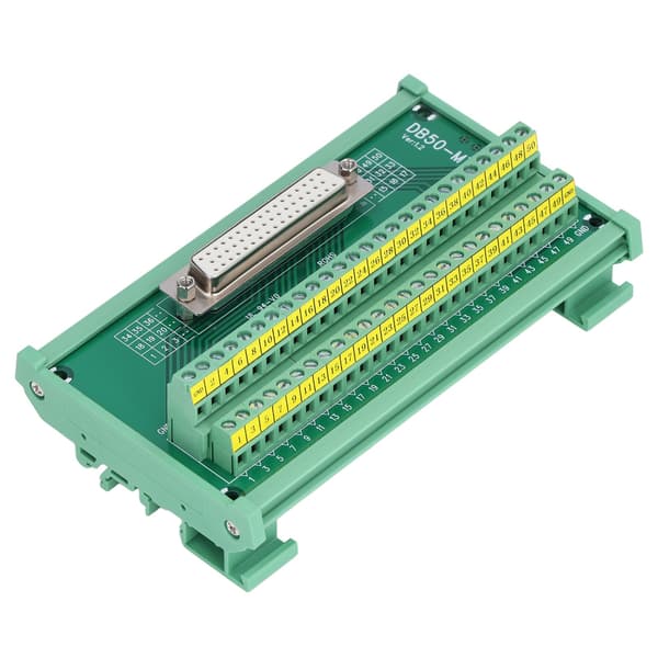DB50 til Terminal Connector Adapter Plate PCB Board Rett Hunn DC60V M7