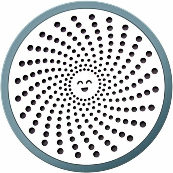 Smiley 110mm rostfritt stål etsat golvavloppsgaller Bra grepp Lätt att rengöra Rostfritt stål hårsil,