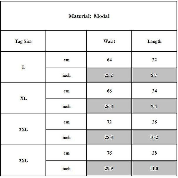 Miesten mesh Shortsit , hengittävät alushousut Grey 2XL