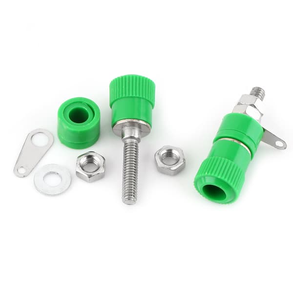 20 stk 4 mm bananplugg hun sokkel jack bindepost