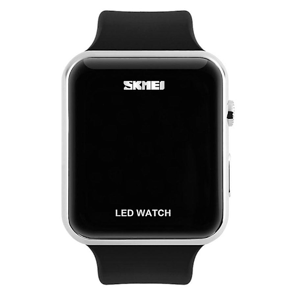 Pojkar&#39; Vattentät Mode Pu Läderrem Digital Watch 1176b - 31 Mm - Svart