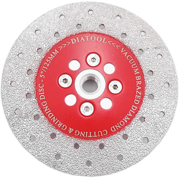 Diamantskive 125 mm dobbeltsidet savblad til skæring og slibning af stengranitmarmorfliser