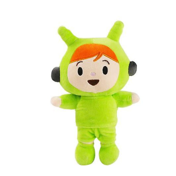 Pocoyo gosedjur för barn mjuk docka 16-30 cm Fågelleksak Anka Elefant Plysch mjuka leksaker Barn GREEN