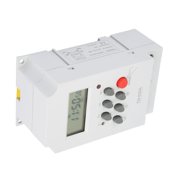 TM630A Mini LCD Digital Microcomputer Strømbryter AC220V