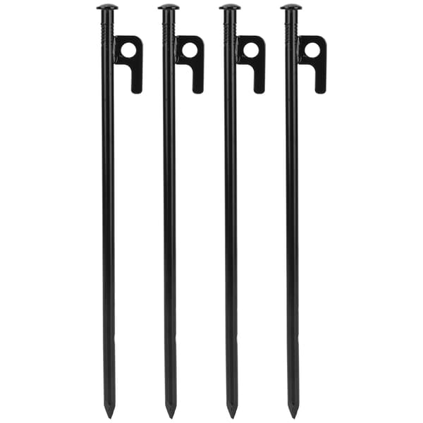 Campingteltplugger i stål - Sett med 4 holdbare markstaker (30 cm)