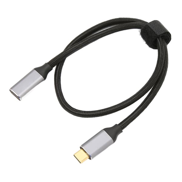 USB C Forlængerkabel 10Gbps Data Synkronisering 100W PD 4K 60Hz Video E Marker Chip 0.5m