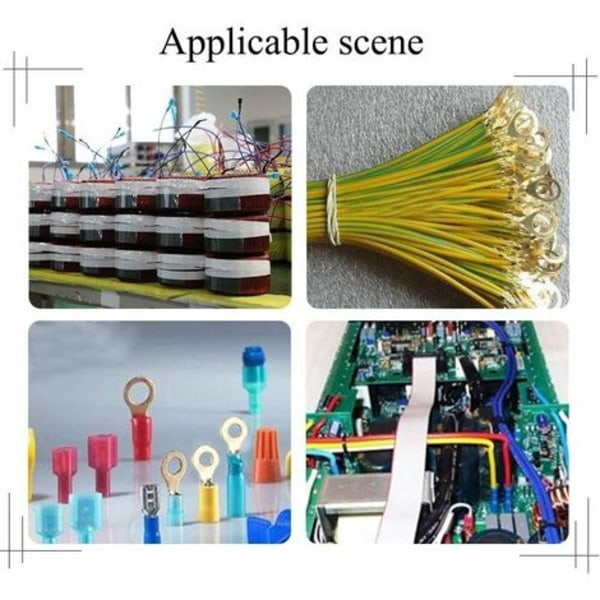 M3 M4 M5 M6 M8 M10 Bil M3 M4 M5 M10 Messing Elektriske kabelsko 150 stk Fonepro