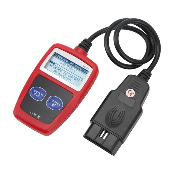 12V OBD2 Bil Diagnostic Scanner LCD Bagbelyst Skærm Professionel Interface