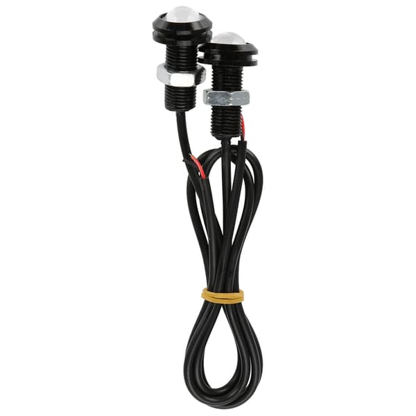 10 stk 10W Hvite Eagle Eye LED-bilsignallamper