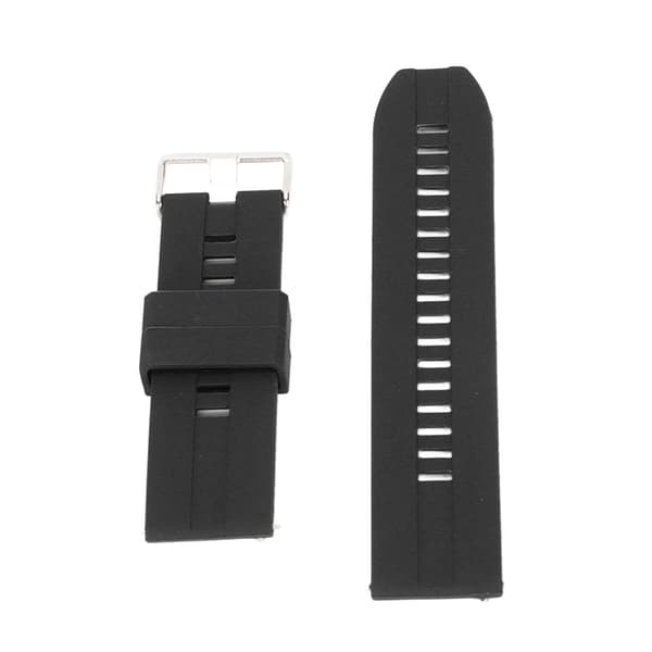 22 mm Universal Quick Release Silikone Urrem til Realme Watch 2 Sort