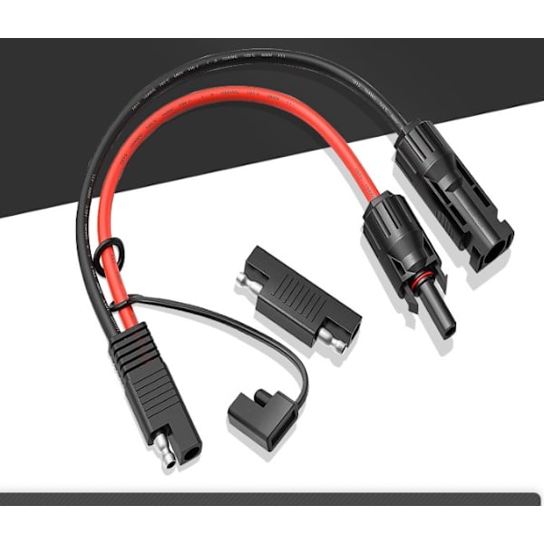 SAE-pistoke MC4-liittimeen sovitinkaapeli power puhdas kupari aurinkosähköinvertterikaapeli 0,6 metriä,