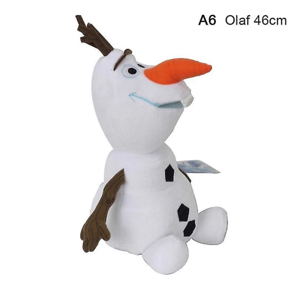 1 st 30/40/46/50 cm Frozen Anna Elsa Olaf Dockor Snow Queen Princess Stuffed Plysch Olaf 46cm