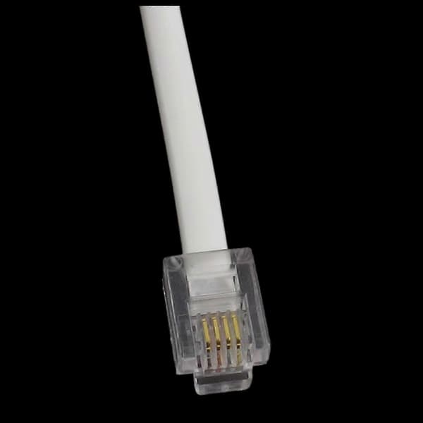 RJ11 splitterstik til telefonlinje med han til dobbelt hun