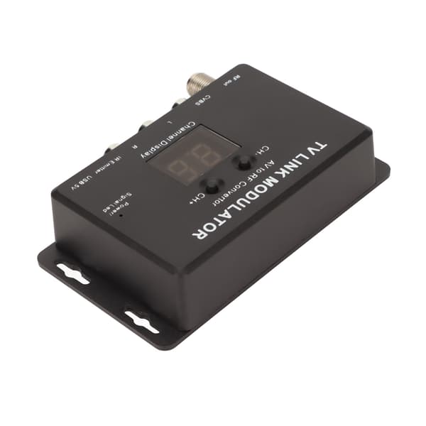 TV Link Modulator PAL NTSC Stabil Lille AV til RF Konverter IR Retur til Set Top Box DVD DVR