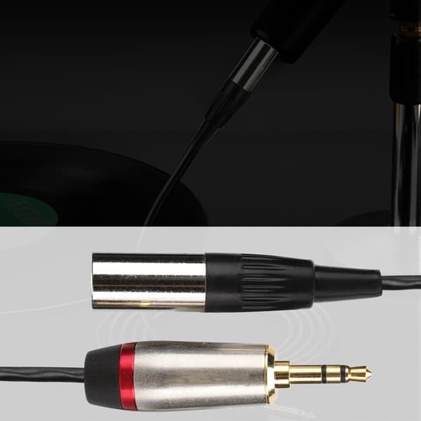 3,5 mm han til Mini XLR 3-benet han lydkabel 3 meter til kamerafotografering