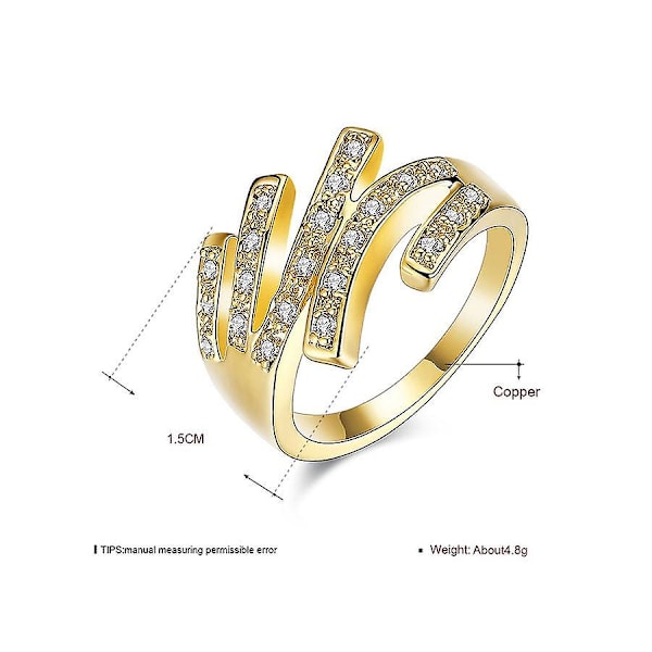 Fashionable Seneste Shinny Simple Ring Kzcr482a6