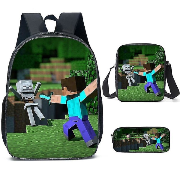 Minecraft Game Tredelad ryggsäck-G10 G10