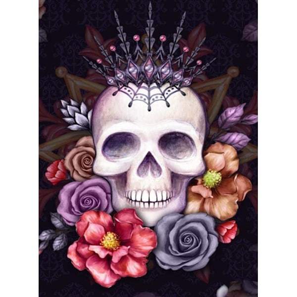 Bone Series gør-det-selv diamantmaling (20*30 cm) A