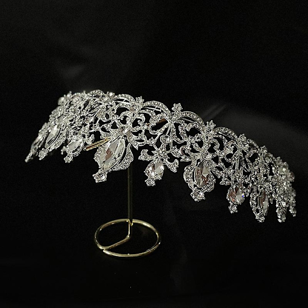Jeweled Crowns Beautiful Headpiece Wedding Crown Wedding Tiaras Hårtilbehør For Prom bursdag