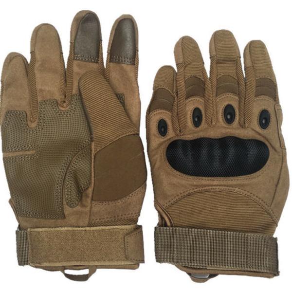Motorcykelhandskar, hårda pekskärmshandskar (XL Brown Wolf)