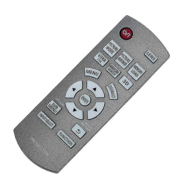 Panasonic PT-AT5000E PT-AE7000 Projektor Erstatningsfjernkontroll N2QAYB000680 Mörkgrå