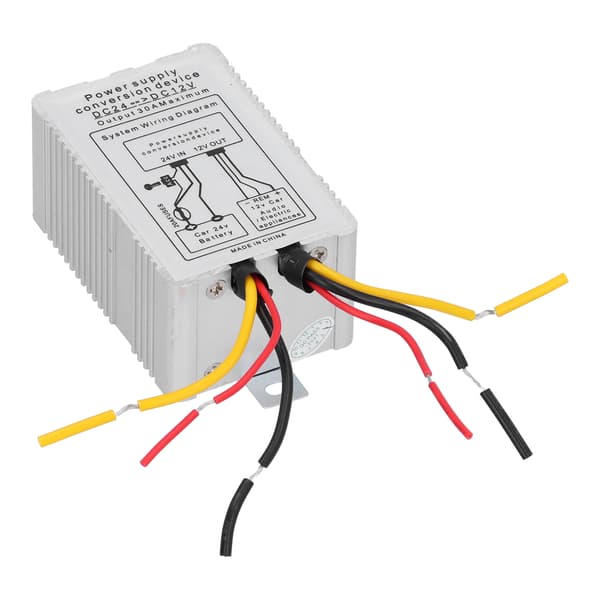 DC 24V til 12V 5A 60W Strømkonverter til bil, marine, sol- og vindenergi