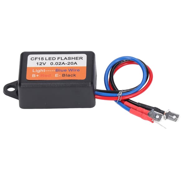 LED Blinklysrelé - 12V Strobe Controller Bil Blinklysmodul