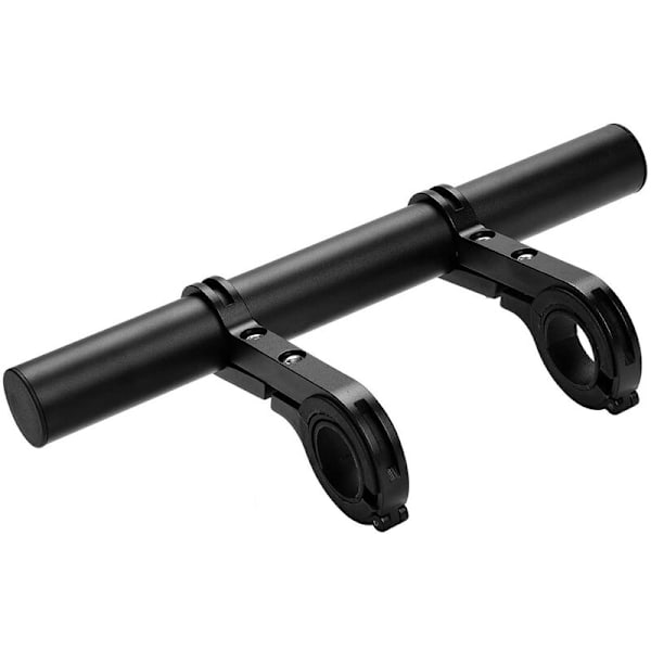 20 cm aluminiumlegering dubbelram svart cykelförlängningsstativ förlängningsfäste lämplig för utomhusbruk