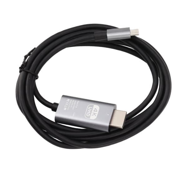 USB C til HDMI Kabel 4K 30Hz Plug and Play UHD Adapter