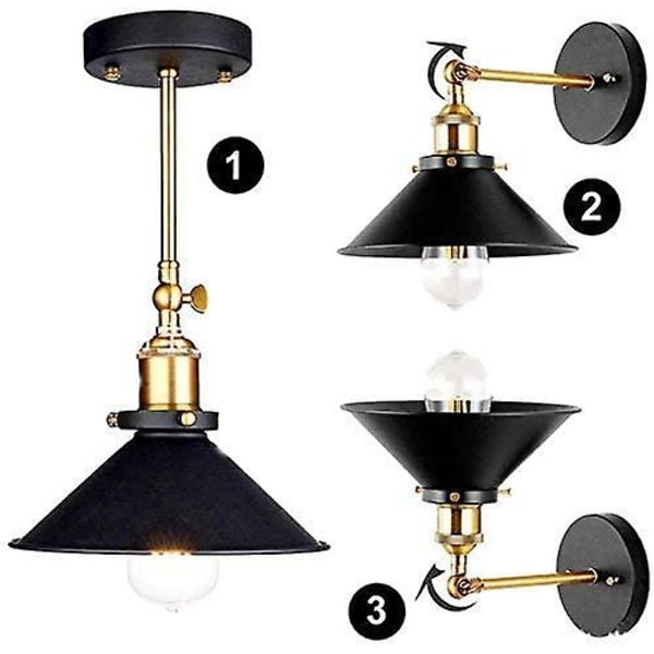Lampa Vägglampa Metall Taklampor Retro Industriell Belysning Pendellampa Ljuskronor Taklampor E27 Cafe Loft Kök Bar Restauranger
