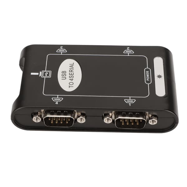 USB til Serial Adapter 4 RS232 Port COM Reserve Funktion DB9 Kompakt USB til RS232 Adapter til Windows 10 8 7