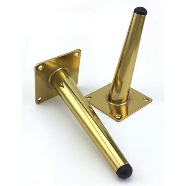 (Titanium Gold - Oblique Cone 4 Pieces) TV-skåp Ben Soffben Soffbordsben