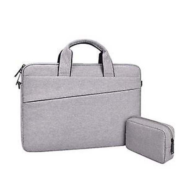 Laptopveske med vekselstrømadapterveske 15.4&#39;&#39;| Grå | 365 X 255 X 25 Mm