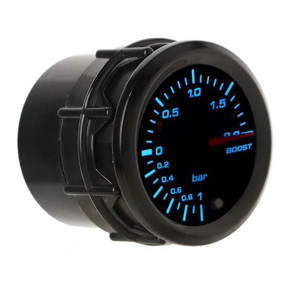 2in 52mm Turbo Boost Måler med 7 Farve LED Baggrundslys Sensor Pointer Universal til Benzin Modificerede Biler